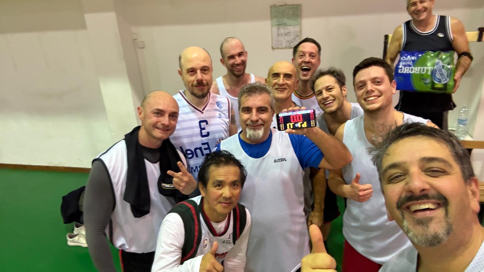 Basket adulti esperti non agonisti, seconda foto di gruppo