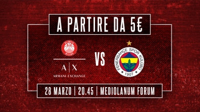 A|X Armani Exchange Olimpia Milano vs Fenerbahace Beko Instanbul