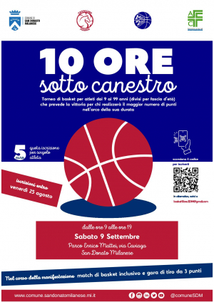 10 ore sotto canestro