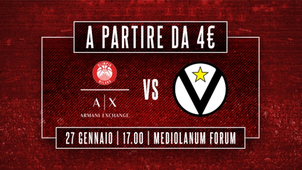 A|X Armani Exchange Olimpia Milano vs Segafredo Virtus Bologna